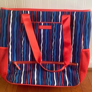 BRAND NEW Vera Bradley Preppy Poly Noso tote waterproof computer bag